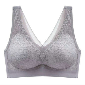 Plus Size Bra Seamless Bras For Women Underwear Sexy Lace Brassiere Push Up Bralette With Pad Vest Top Bra