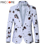 Load image into Gallery viewer, Mens Luxury Floral Printed Suit Blazer Homme Night Club Stage Wedding 2020 Single Breasted Jacket Ternos Masculino Luxo 5XL 6XL
