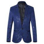 Load image into Gallery viewer, Mens Luxury Floral Printed Suit Blazer Homme Night Club Stage Wedding 2020 Single Breasted Jacket Ternos Masculino Luxo 5XL 6XL
