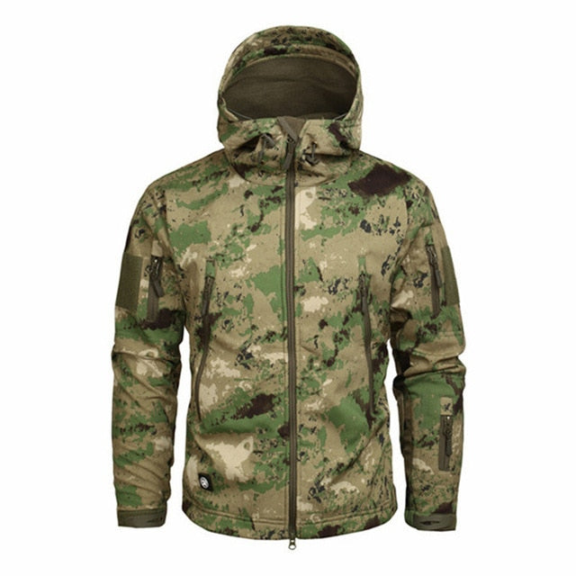 Men Waterproof Warm Windbreaker Winter Big Size Men Camouflage Jacket