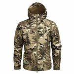 Load image into Gallery viewer, Men Waterproof Warm Windbreaker Winter Big Size Men Camouflage Jacket
