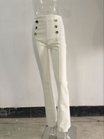 Load image into Gallery viewer, Women high waist long pants female clothes trousers
