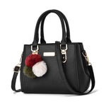 Load image into Gallery viewer, Designer Leather Women Fashion Tassel Messenger Bags With Ball Bolsa Shoulder Bags
