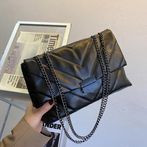 New Casual Chain Crossbody Bags For Women Fashion Simple Shoulder Bag