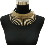 Load image into Gallery viewer, HGM African Bib Torques Chokers Necklaces For Women Statement Metal Geometric Collar Necklace Indian Jewelry
