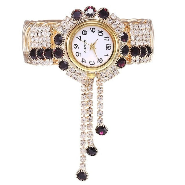 Top Brand Luxury Rhinestone Bracelet Watch Women Watches Ladies Wristwatch