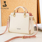 Load image into Gallery viewer, Fashion Cow Leather Handbag Top Handle Purse Commute Crossbody Bag
