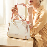Load image into Gallery viewer, Fashion Cow Leather Handbag Top Handle Purse Commute Crossbody Bag

