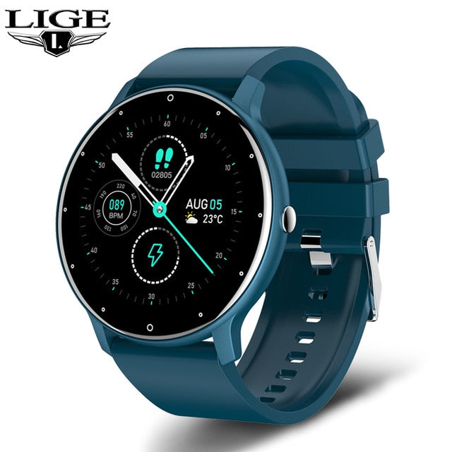 New Smart Watch Men Full Touch Screen Sport Fitness Watch IP67 Waterproof Bluetooth For Android ios smartwatch