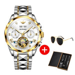 Load image into Gallery viewer, Swiss Brand OUPINKE Luxury Automatic Watch Men Sapphire Self Winding Tungsten Steel Sport Tourbillon Mechanical Wristwatch
