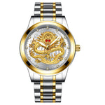 Load image into Gallery viewer, Luxury Mens Watches Red Crystal Male Clock Sport Stainless Steel Waterproof Quartz Business Men Watch
