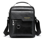 Load image into Gallery viewer, Men&#39;s Crossbody Shoulder Bags Zippers Handbags Large Capacity Leather Bag
