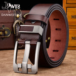 Cargar imagen en el visor de la galería, Men Belt High Quality Leather Belt Men Genuine Leather Strap Luxury Pin Buckle
