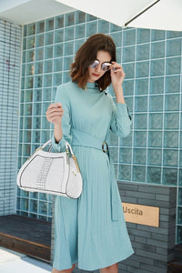 Luxury Fashion Diamond Women Handbags Crocodile Pattern Leather Lace Bag Female Shoulder Messenger Bag Portable Dumpling Bags
