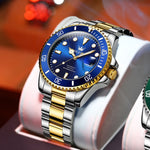 Cargar imagen en el visor de la galería, Original Luxury Automatic Watch Men Mechanical Movement Waterproof Sports Top Brand Stainless Steel Wristwatch Reloj Hombre
