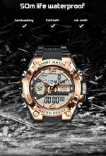 Load image into Gallery viewer, NEW LIGE Digital Men Military Watch 50m Waterproof Wristwatch LED Quartz Clock Sport Watch Male Big Watches Men Relogios Masculino
