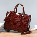 Load image into Gallery viewer, Pantent Leather Women Messenger Bags Crocodile Female Crossbody Shoulder Hand bags
