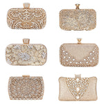 Load image into Gallery viewer, Diamond Wedding Clutch Purse Luxury Women Handbag Design Party Shoulder Bag
