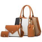 Load image into Gallery viewer, LESENUO 4-piece Set Composite Bag Fashion Handbag Luxury Casual Large Capacity Vintage PU Leather Shoulder Bag Handbag for Women
