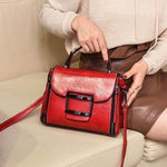Load image into Gallery viewer, Genuine Leather Handbag Handbags Woman Small Vintage Crossbody Bags
