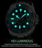 Cargar imagen en el visor de la galería, Luxury Fashion Diver Watch Men 30ATM Waterproof Date Clock Sport Watches Mens Quartz Wristwatch Relogio Masculino
