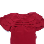 Cargar imagen en el visor de la galería, Fashion Women Dresses Office Lady Solid Color V Neck Short Ruffled Sleeve Belt Bodycon Midi Dress
