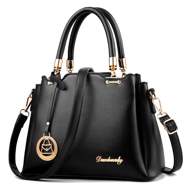 Women Leather Handbag Female Luxury Shoulder Brand Designer Large Briefcase Casual Tote Bag For Office Ladies