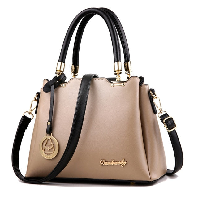 Women Leather Handbag Female Luxury Shoulder Brand Designer Large Briefcase Casual Tote Bag For Office Ladies
