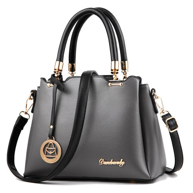 Women Leather Handbag Female Luxury Shoulder Brand Designer Large Briefcase Casual Tote Bag For Office Ladies