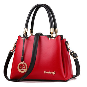 Women Leather Handbag Female Luxury Shoulder Brand Designer Large Briefcase Casual Tote Bag For Office Ladies
