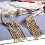 Load image into Gallery viewer, Long Colorful Crystal Chain Tassel Drop Earrings High-Quality Luxury Fashion Jewelry Accessories For Women
