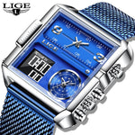 Load image into Gallery viewer, HGM LIGE Luxury Men Quartz Digital Watch Creative Sport Watches Male Waterproof Wristwatch Montre Homme Clock Relogio Masculino+box
