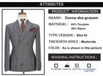 Load image into Gallery viewer, Groom New Men Suit Tailor-Made Plaid Double Breasted 2 Pieces Blazer Pant Slim Fit Wedding Party Singer Costume Homme
