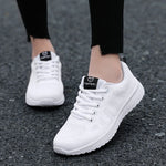 Load image into Gallery viewer, Sneakers Women Shoes Flats Casual Ladies Shoe Woman Lace-Up Mesh Light Breathable Female zapatillas de deporte para mujer
