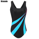 Load image into Gallery viewer, Swimwear Women Patchwork Swimming Suits for Women Racerback Bathing Suits
