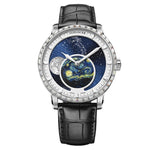 Cargar imagen en el visor de la galería, AGELOCER New Luxury Moon phase Men&#39;s Mechanical Watches with Sapphire Crystal Power Reserve Automatic Watch
