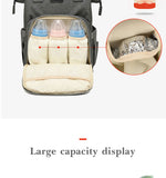 Load image into Gallery viewer, HGM Nappy Backpack Bag Mummy Large Capacity Bag Mom Baby Multi-function Waterproof Outdoor Travel Diaper Bags For Baby Care
