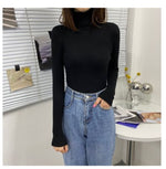 Load image into Gallery viewer, Women Sweaters 2021Autumn Winter Tops Korean Slim Women Pullover Knitted Sweater Jumper Soft Warm Pull Femme
