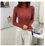 Load image into Gallery viewer, Women Sweaters 2021Autumn Winter Tops Korean Slim Women Pullover Knitted Sweater Jumper Soft Warm Pull Femme

