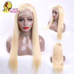 Load image into Gallery viewer, Frontal Wig Long Pre Plucked Brazilian Remy Blonde Lace Front Straight Human Hair Wigs For Wome
