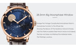 Cargar imagen en el visor de la galería, AGELOCER Switzerland Designer Moon Phase Luxury Watch Top Brand Mens Automatic Sapphire Watches Mechanical Power Reserve
