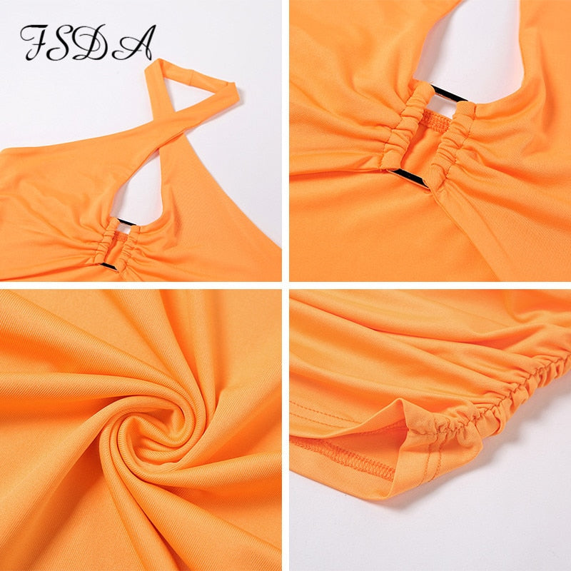 HGM Halter Neck Dress Bodycon Women Hollow Out Beach Party Sleevelss Backless Mini Sexy Dresses