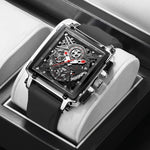 Load image into Gallery viewer, Top Brand Luxury Men&#39;s Watches Square Digital Sports Quartz Wristwatch for Men Waterproof Stopwatch
