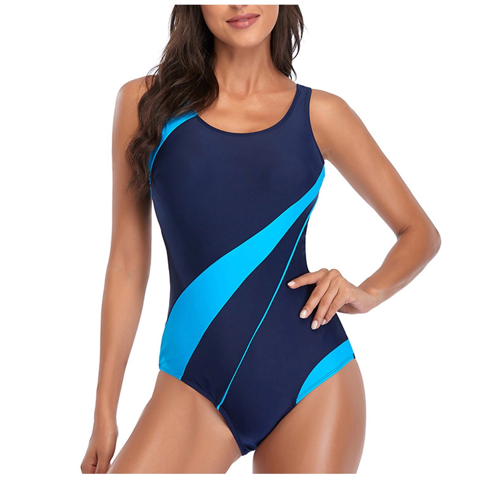 New Female One-Piece Swimsuit Closed Swimwear Sports Push Up Body Women's Swim Bathing Suit Beach Pool Bather