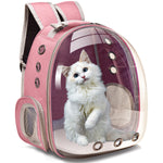 Load image into Gallery viewer, Cat Carrier Bags Breathable Pet Carriers Small Dog Cat Backpack Travel Space Capsule Cage Pet Transport Bag Carrying For Cats
