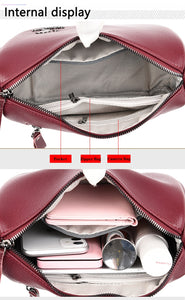 HGM Fashion Shoulder Strap Design Women's Bag High Quality PU Leather Ladies Shoulder Bag New Letter Design Women Messenger Bags