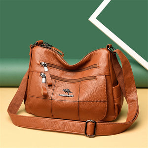 HGM Soft Leather Handbags Crossbody Bags For Women High Quality Casual Female Bags Famous Brand Shoulder Bag