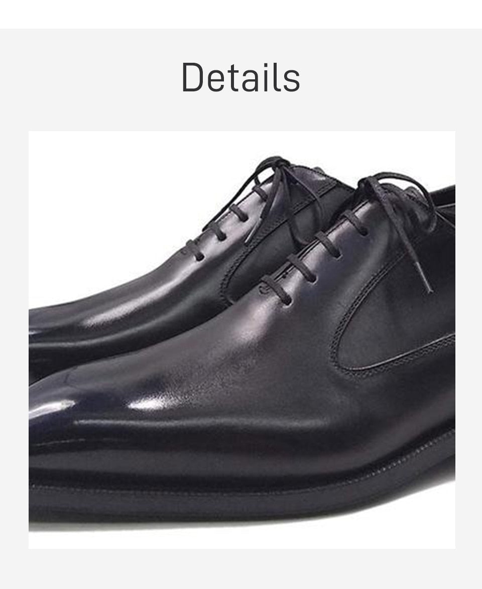 Oxford Wedding Man Shoes Best Men Dress Formal Party Office Handmade Designer Business Genuine Leather Men Shoes