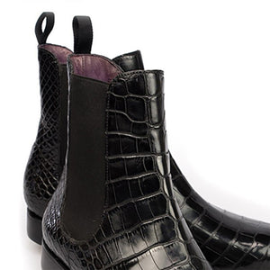 Men's Boots Shoes Work Boots Add Velvet Fashion Designer Shoes Men Warm Non-Slip Genuine Leather