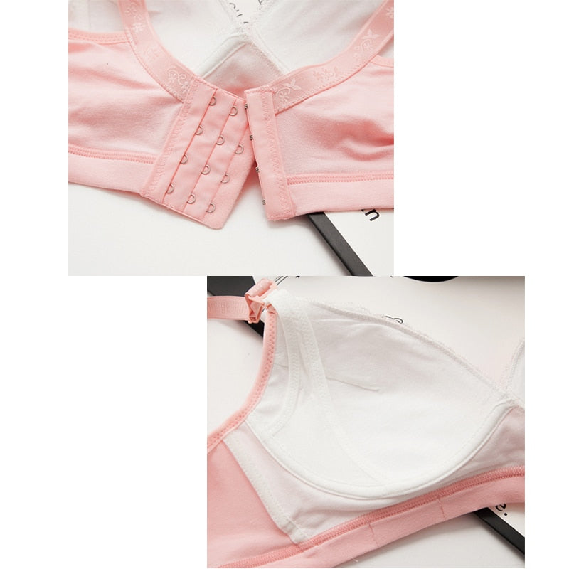 Wirefree Nursing Clothing Cotton Breastfeeding Bra for Pregnant Women Pregnancy Breast Sleep Underwear Soutien Gorge Allaitement